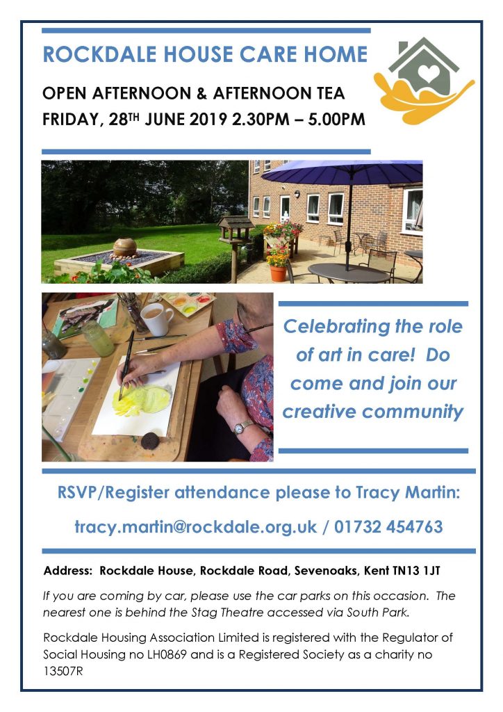 Rockdale Housing Rockdale House Care Home Open Afternoon, Friday 28th